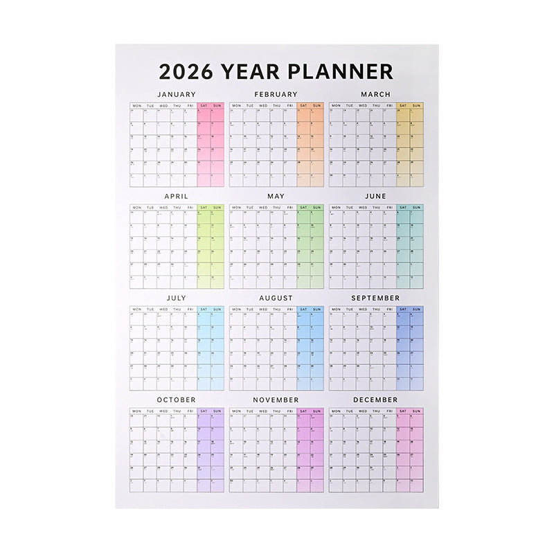 Paper Wall Calendar