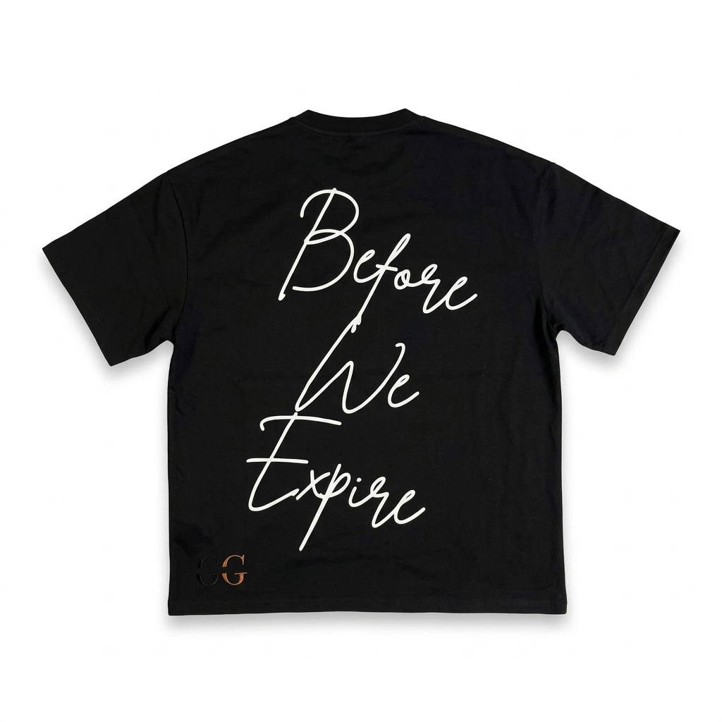 Back of the shirt with a matching white background