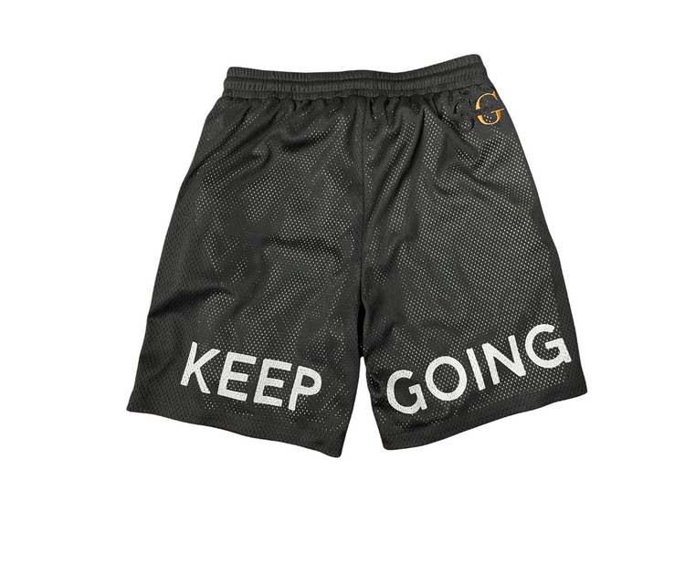 'Rooted in' Mesh shorts
