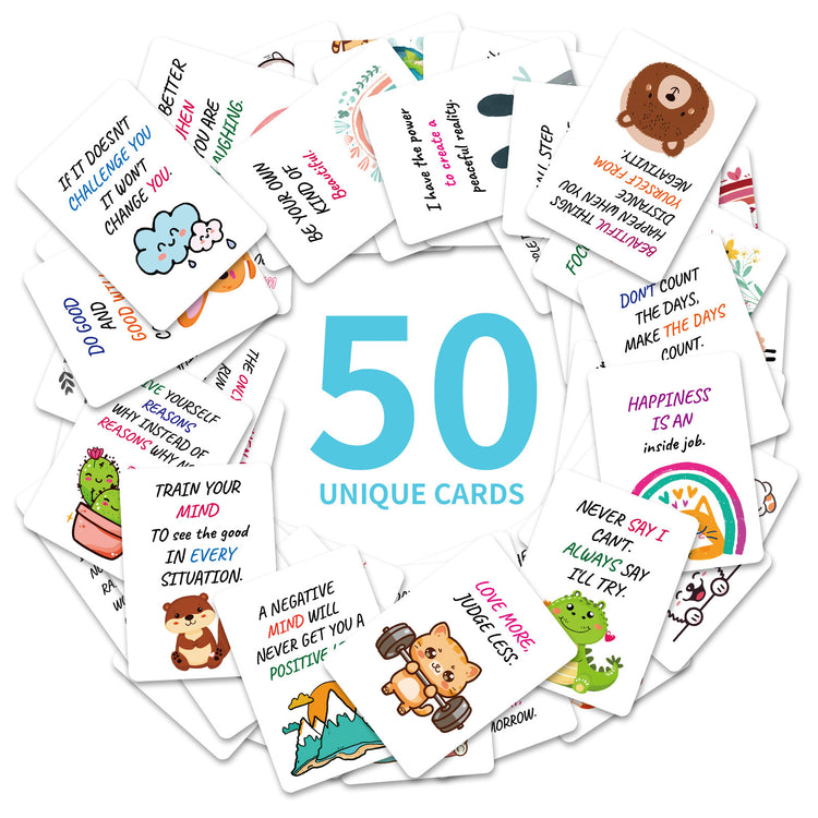 All-English inspirational postcards